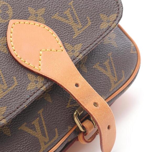 LOUIS VUITTON Brown Monogram Leather Shoulder Bag - Picture 11 of 12